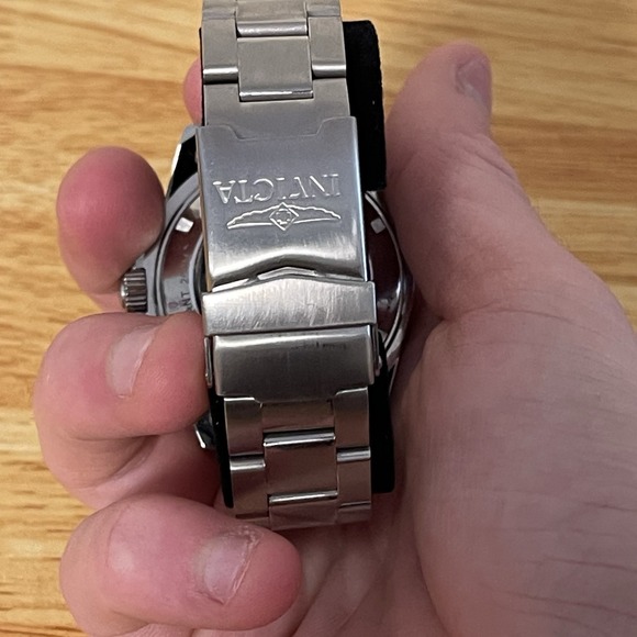 Invicta Pro Diver 8926 Automatic Wrist Watch Steel Black Dial Submariner Style - Picture 3 of 5